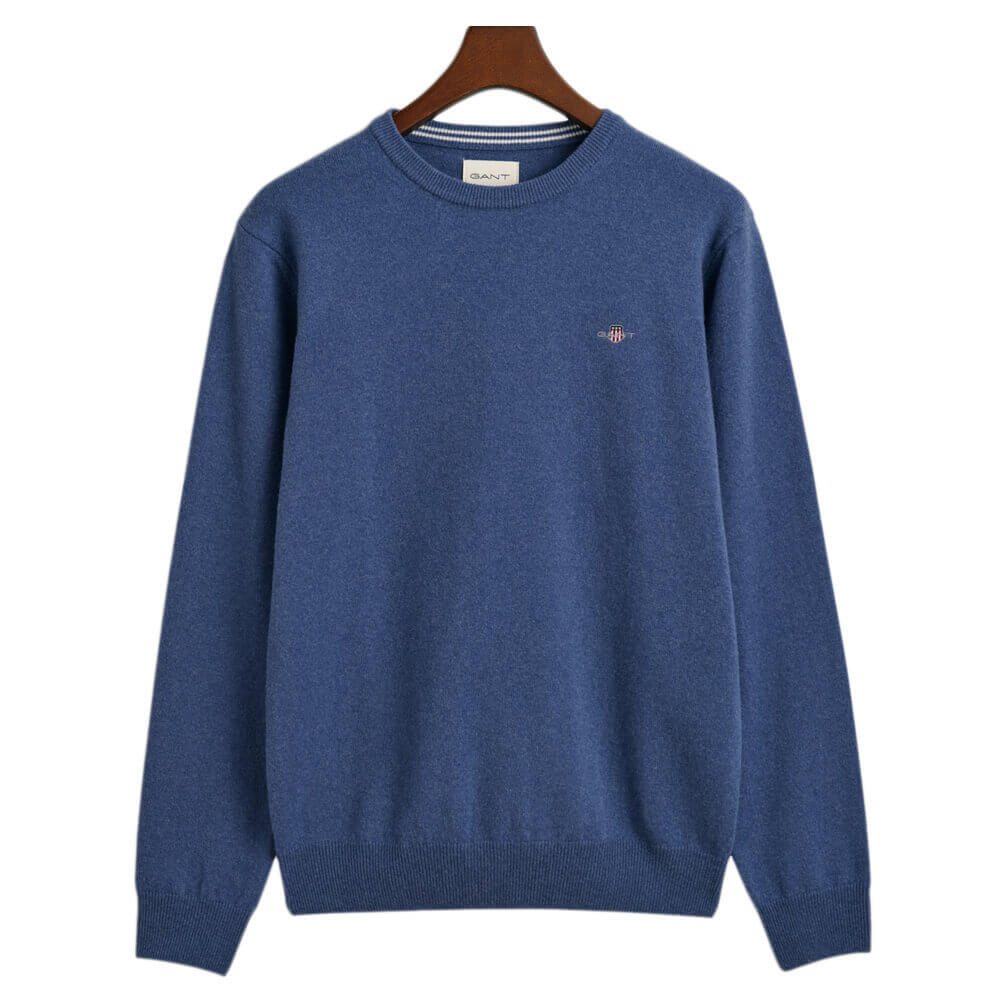 GANT Superfine Lambswool Crew Neck Sweater